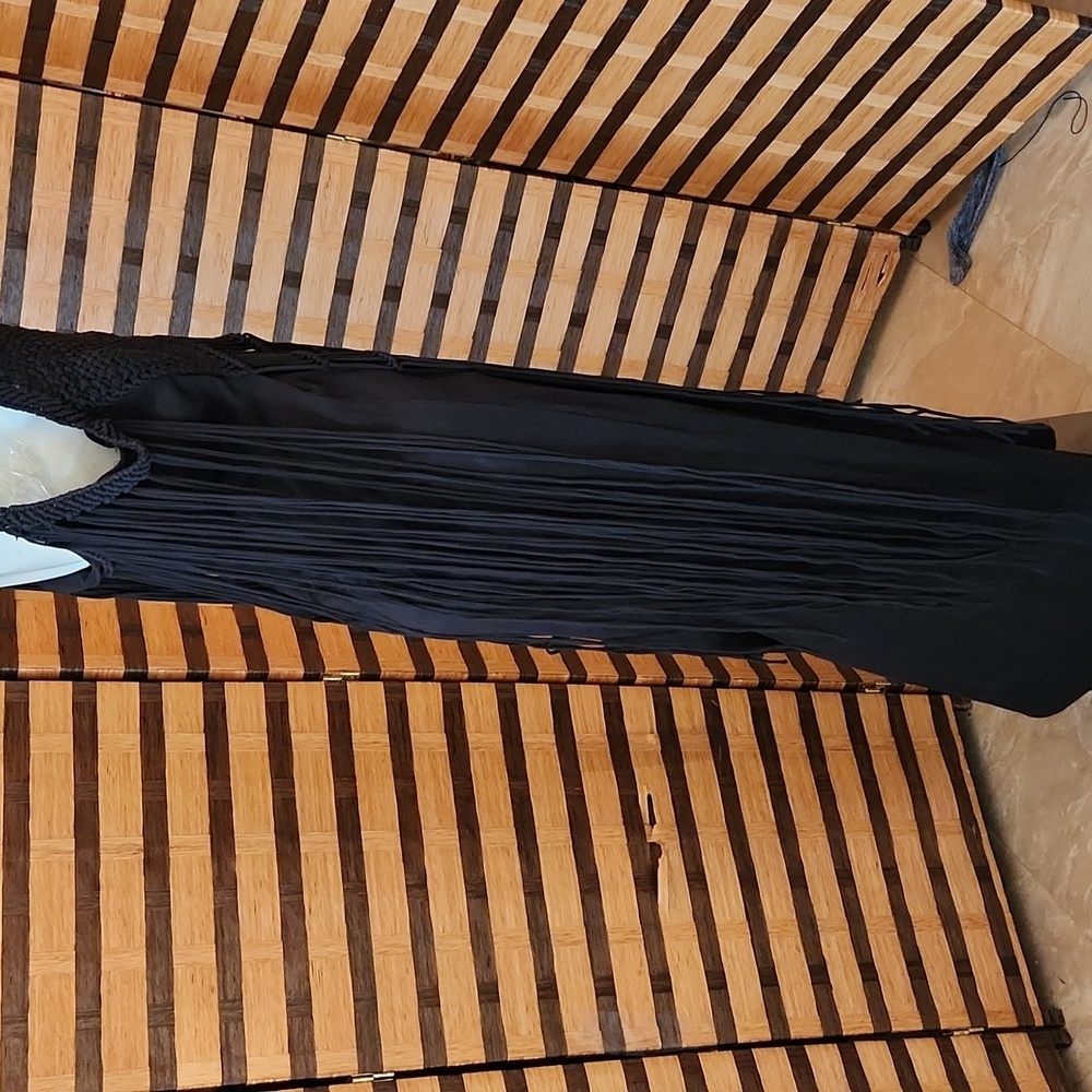 NWT! Ralph Lauren fringe maxi dress - Picture 10 of 15